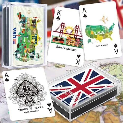Flag/Map Playing Cards